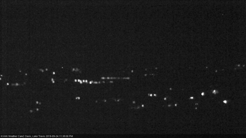 Lake Travis webcam, September 24, 2019 10:40 PM CT