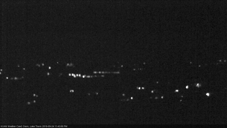 Lake Travis webcam, September 24, 2019 10:45 PM CT
