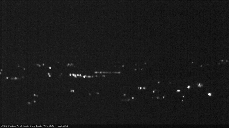 Lake Travis webcam, September 24, 2019 10:50 PM CT