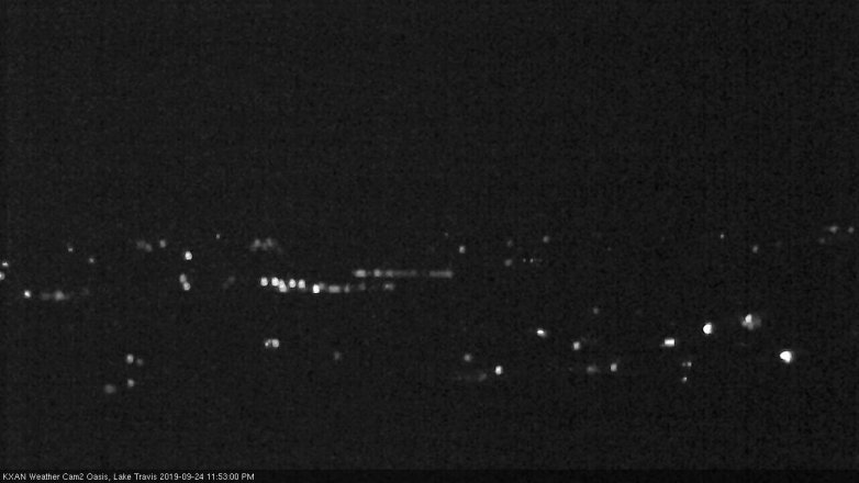 Lake Travis webcam, September 24, 2019 10:55 PM CT