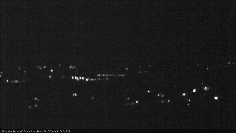 Lake Travis webcam, September 24, 2019 11:00 PM CT
