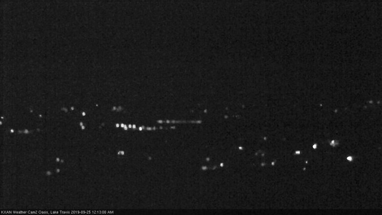 Lake Travis webcam, September 24, 2019 11:15 PM CT
