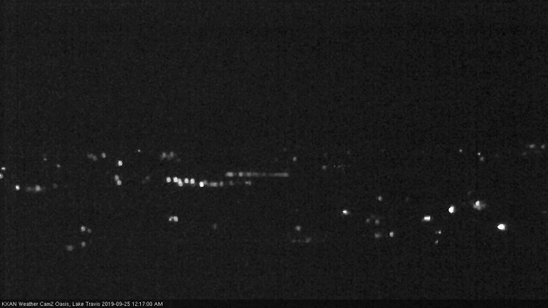 Lake Travis webcam, September 24, 2019 11:20 PM CT