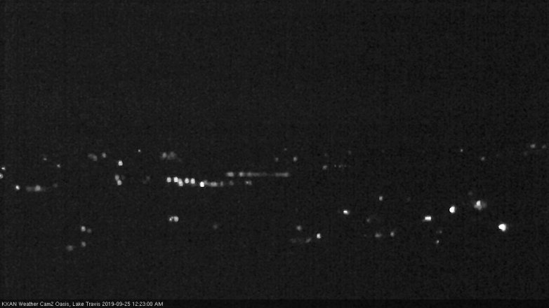 Lake Travis webcam, September 24, 2019 11:25 PM CT