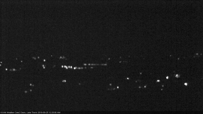 Lake Travis webcam, September 24, 2019 11:30 PM CT