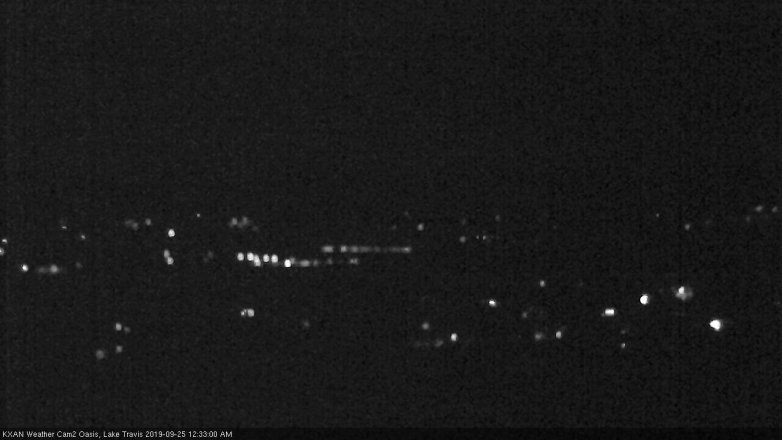 Lake Travis webcam, September 24, 2019 11:35 PM CT