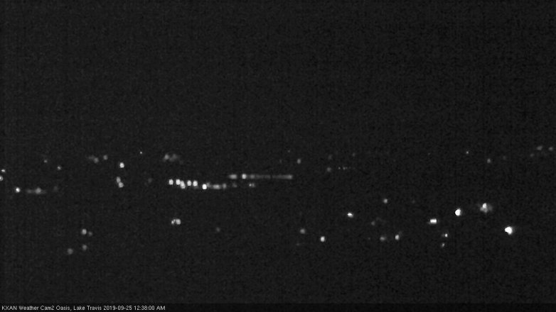 Lake Travis webcam, September 24, 2019 11:40 PM CT