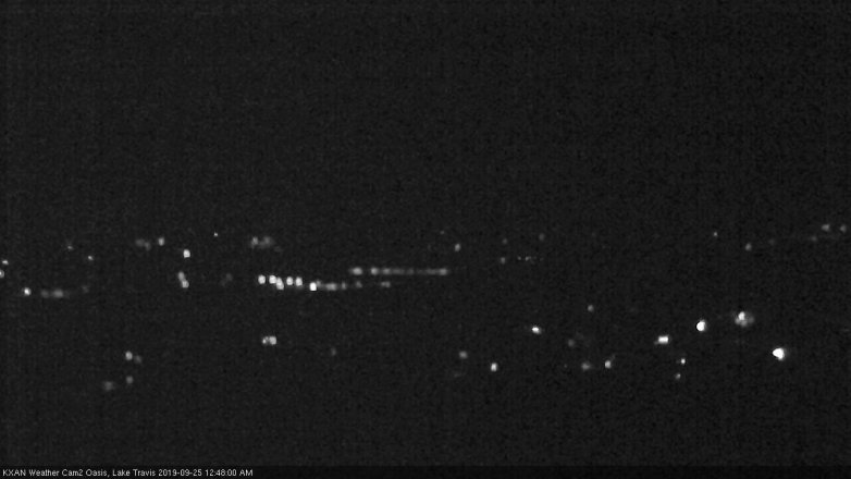 Lake Travis webcam, September 24, 2019 11:50 PM CT