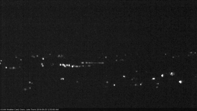 Lake Travis webcam, September 24, 2019 11:55 PM CT