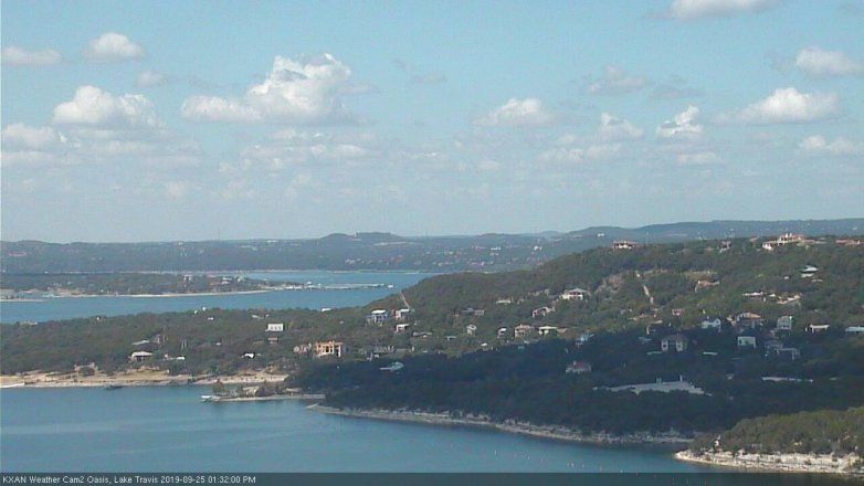 Lake Travis webcam, September 25, 2019 12:35 PM CT