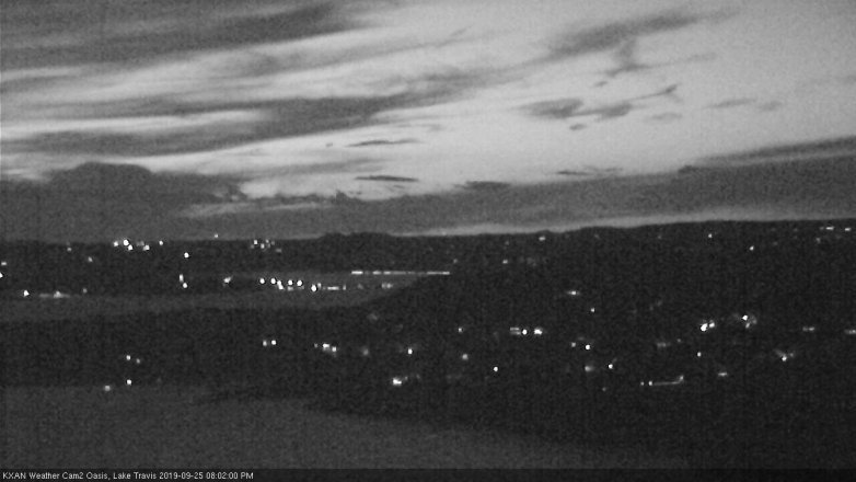 Lake Travis webcam, September 25, 2019 7:05 PM CT