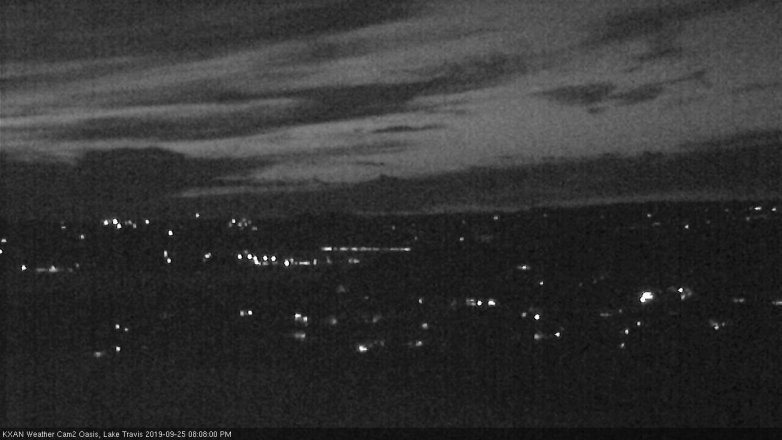 Lake Travis webcam, September 25, 2019 7:10 PM CT