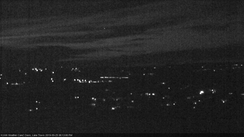 Lake Travis webcam, September 25, 2019 7:15 PM CT