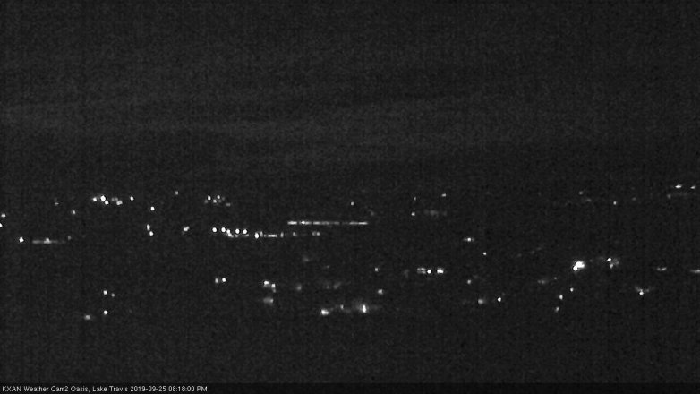 Lake Travis webcam, September 25, 2019 7:20 PM CT