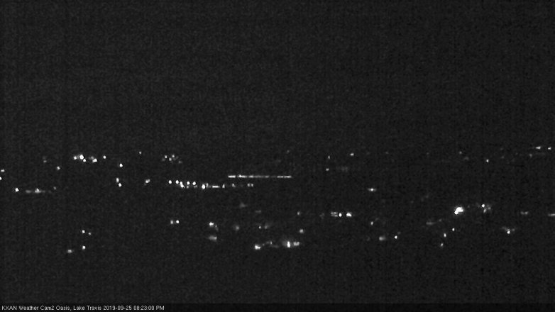 Lake Travis webcam, September 25, 2019 7:25 PM CT