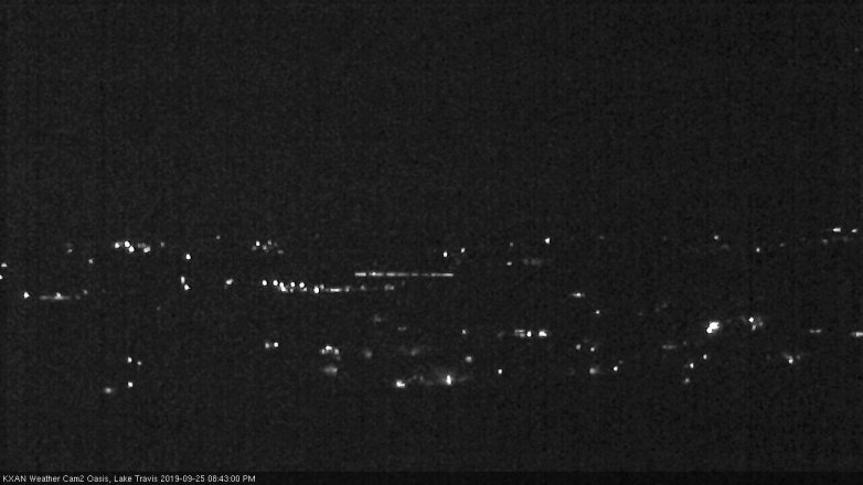 Lake Travis webcam, September 25, 2019 7:45 PM CT