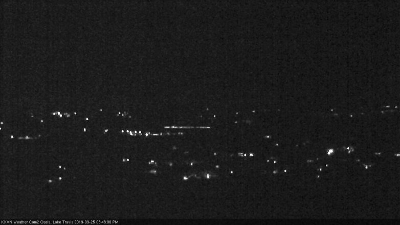 Lake Travis webcam, September 25, 2019 7:50 PM CT