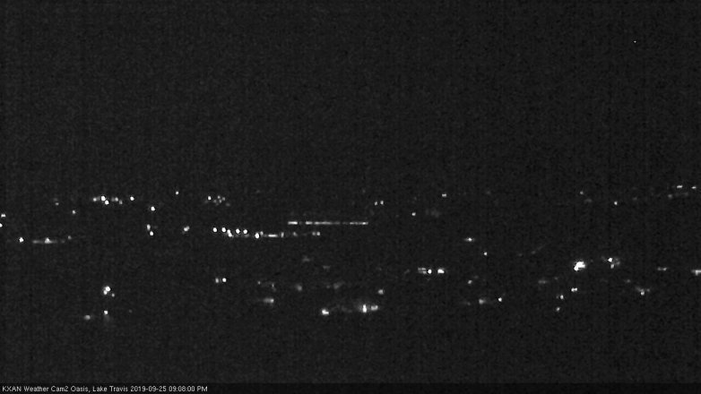 Lake Travis webcam, September 25, 2019 8:10 PM CT