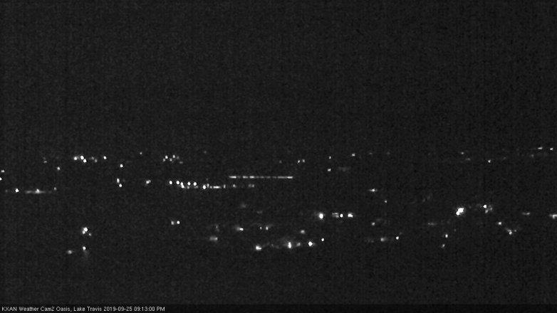 Lake Travis webcam, September 25, 2019 8:15 PM CT