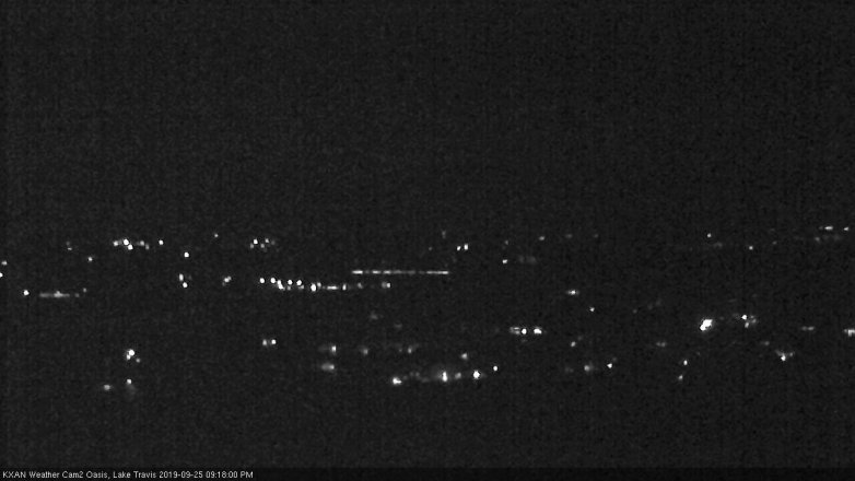 Lake Travis webcam, September 25, 2019 8:20 PM CT