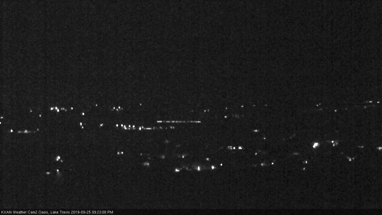 Lake Travis webcam, September 25, 2019 8:25 PM CT