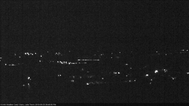 Lake Travis webcam, September 25, 2019 8:50 PM CT
