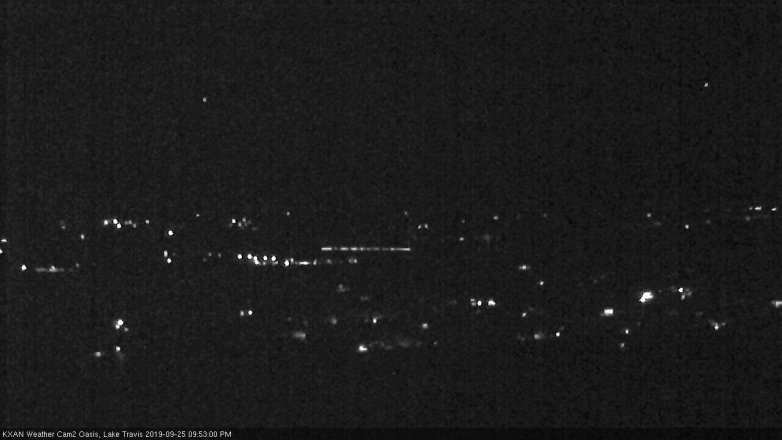 Lake Travis webcam, September 25, 2019 8:55 PM CT