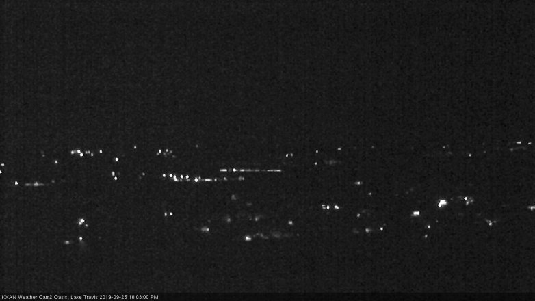 Lake Travis webcam, September 25, 2019 9:05 PM CT