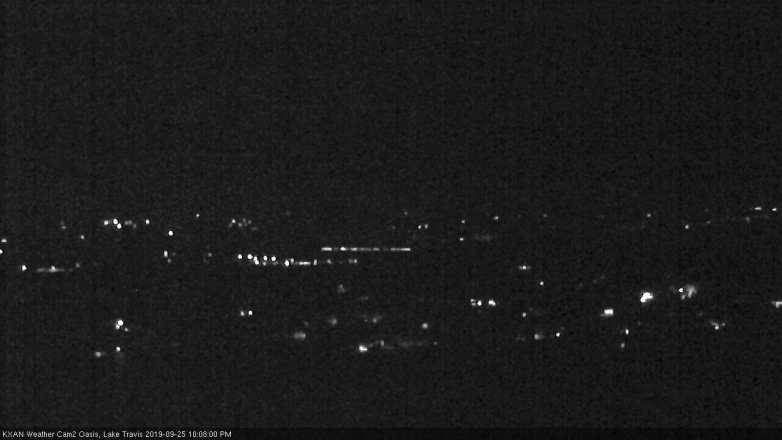 Lake Travis webcam, September 25, 2019 9:10 PM CT