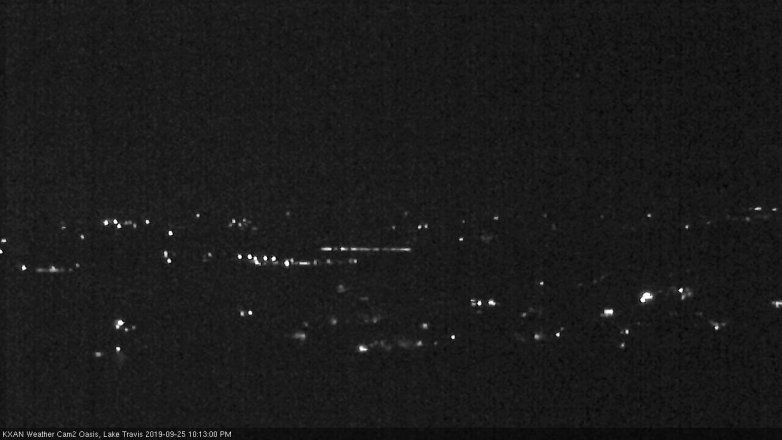Lake Travis webcam, September 25, 2019 9:15 PM CT