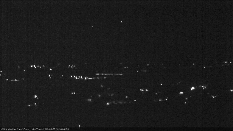 Lake Travis webcam, September 25, 2019 9:20 PM CT