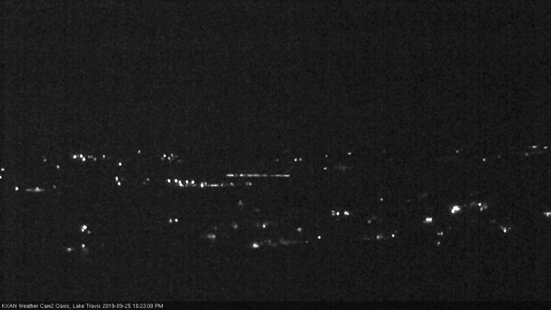 Lake Travis webcam, September 25, 2019 9:25 PM CT