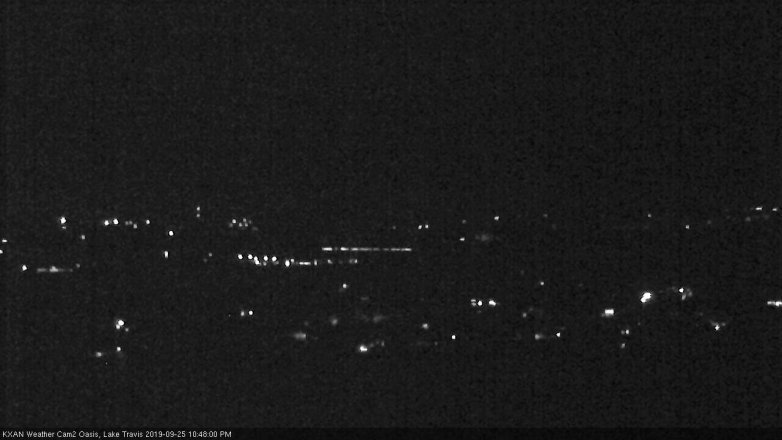 Lake Travis webcam, September 25, 2019 9:50 PM CT