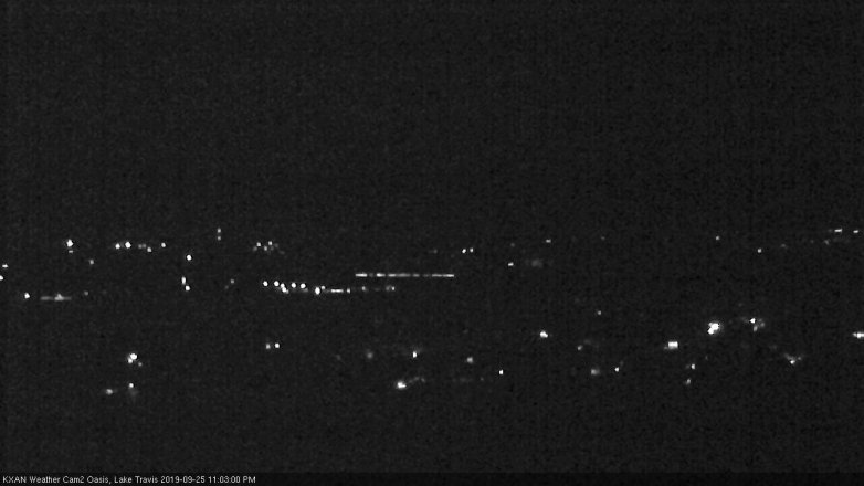 Lake Travis webcam, September 25, 2019 10:05 PM CT