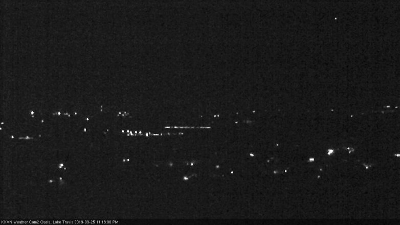 Lake Travis webcam, September 25, 2019 10:20 PM CT