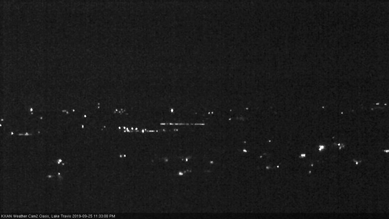 Lake Travis webcam, September 25, 2019 10:35 PM CT