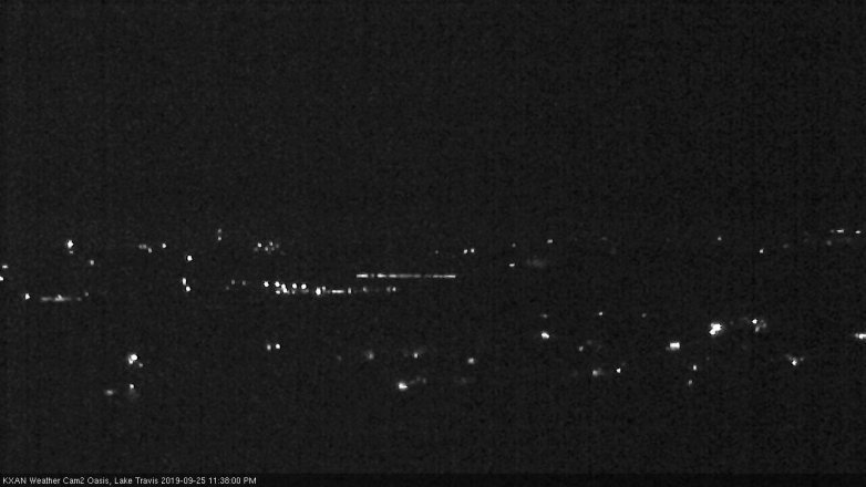 Lake Travis webcam, September 25, 2019 10:40 PM CT