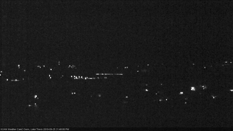 Lake Travis webcam, September 25, 2019 10:50 PM CT
