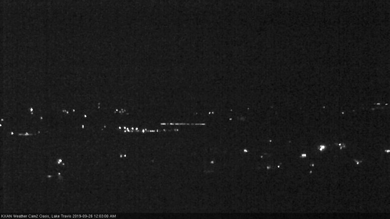 Lake Travis webcam, September 25, 2019 11:05 PM CT
