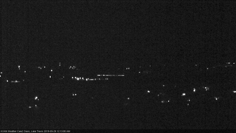 Lake Travis webcam, September 25, 2019 11:15 PM CT