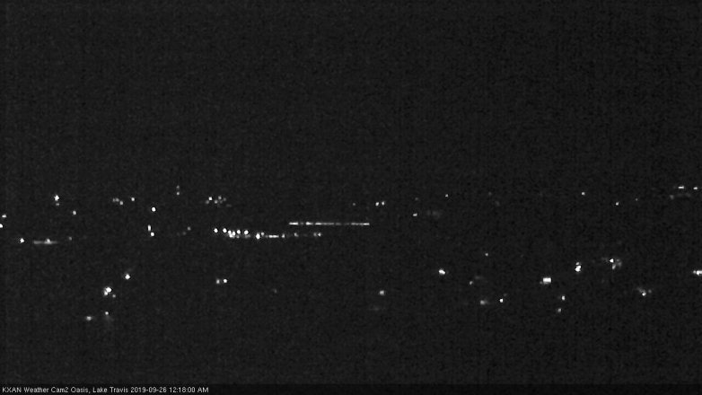 Lake Travis webcam, September 25, 2019 11:20 PM CT