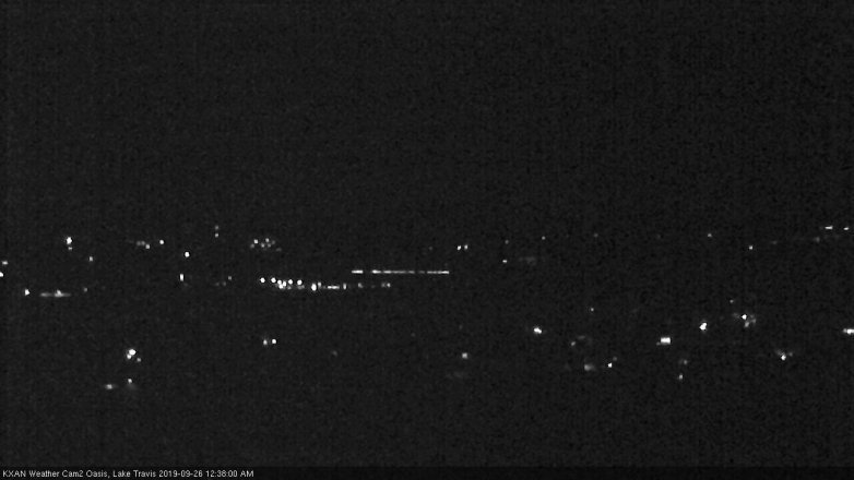 Lake Travis webcam, September 25, 2019 11:40 PM CT