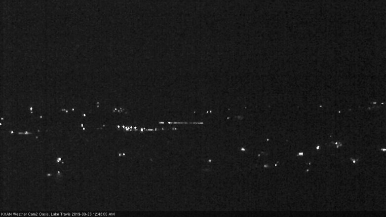 Lake Travis webcam, September 25, 2019 11:45 PM CT