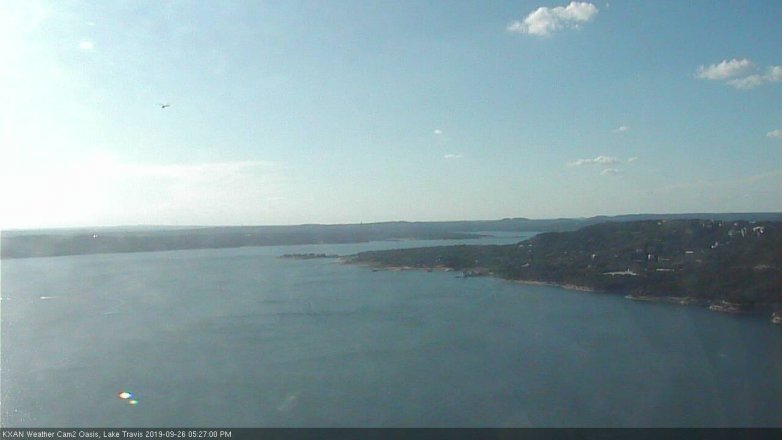 Lake Travis webcam, September 26, 2019 4:30 PM CT