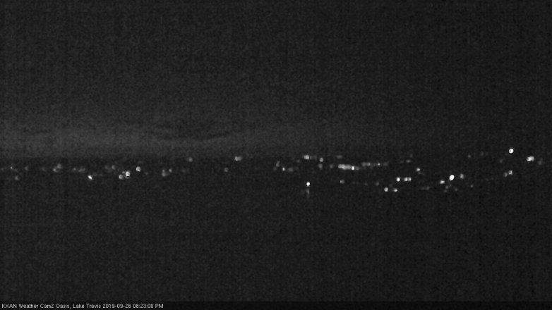 Lake Travis webcam, September 26, 2019 7:25 PM CT
