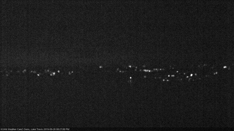 Lake Travis webcam, September 26, 2019 7:30 PM CT