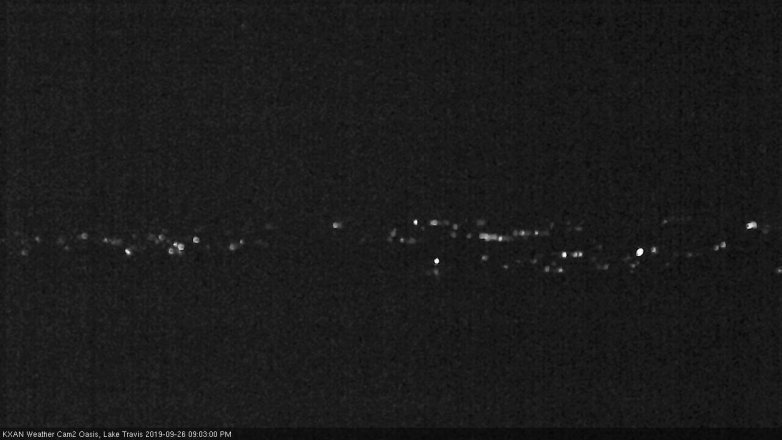Lake Travis webcam, September 26, 2019 8:05 PM CT