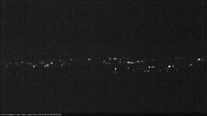 Lake Travis webcam, September 26, 2019 8:10 PM CT