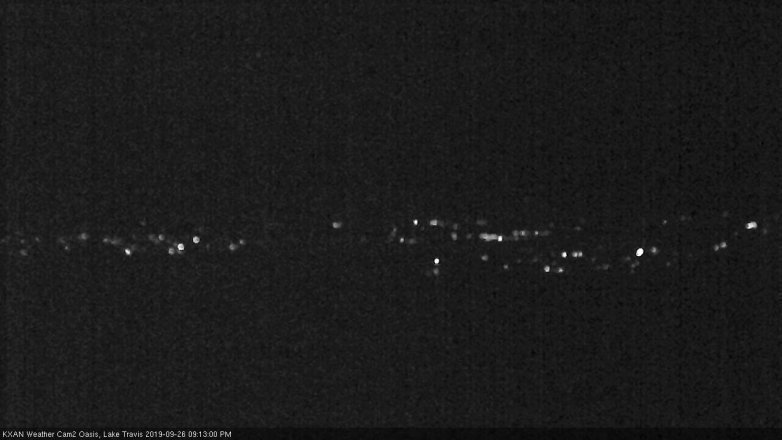 Lake Travis webcam, September 26, 2019 8:15 PM CT