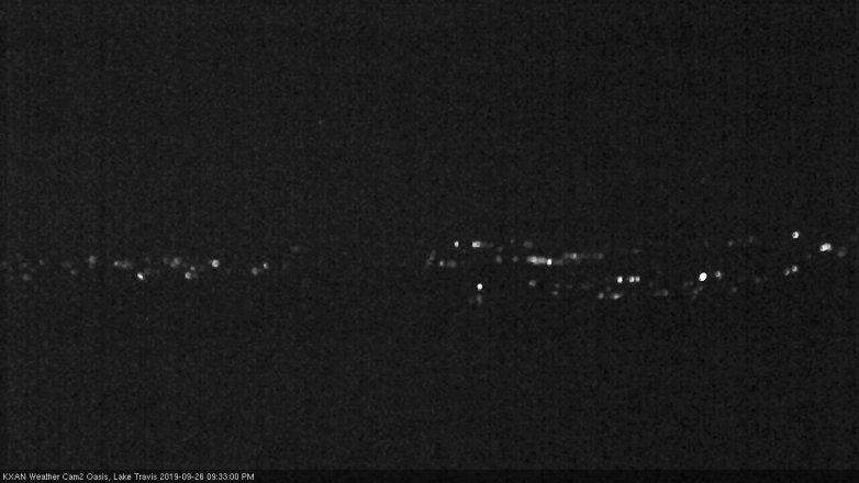 Lake Travis webcam, September 26, 2019 8:35 PM CT